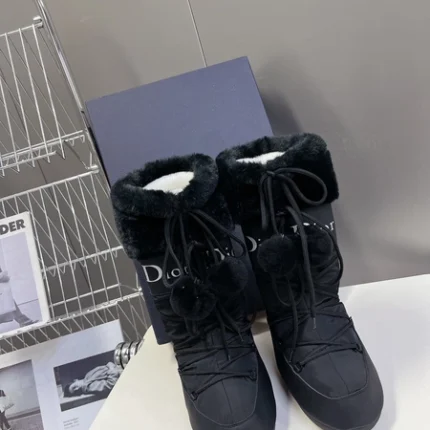 Dior Moon Boots in Black