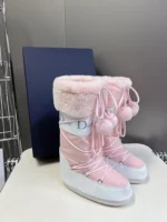 Dior Moon Boots in Pink