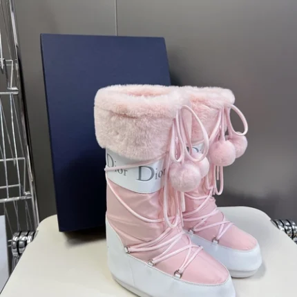 Dior Moon Boots in Pink