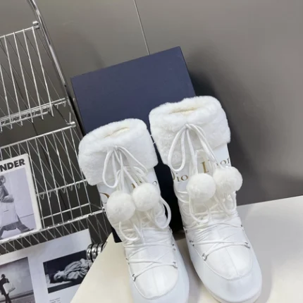 Dior Moon Boots in White
