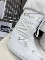 Dior Moon Boots in White