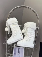 Dior Moon Boots in White