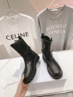 Dior Women Empreinte Ankle Boot Black Calfskin and Rubber