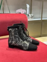 Dior Women Naughtily-d Ankle Boot Black