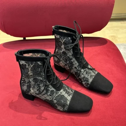 Dior Women Naughtily-d Ankle Boot Black