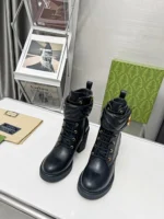 Gucci Double G Leather Boots