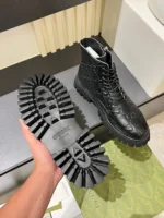 Gucci GG Ankle Leather Boots