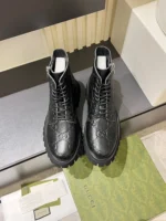 Gucci GG Ankle Leather Boots
