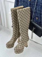 Gucci GG Supreme-canvas High Boots