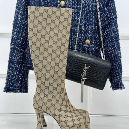 Gucci GG Supreme-canvas High Boots
