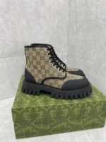 Gucci Men Maxi GG Lace-up Boot Rmwggboot2
