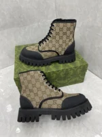 Gucci Men Maxi GG Lace-up Boot Rmwggboot2