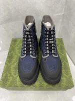 Gucci Men Maxi GG Lace-up Boot Rmwggboot3