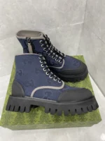 Gucci Men Maxi GG Lace-up Boot Rmwggboot3