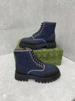 Gucci Men Maxi GG Lace-up Boot Rmwggboot3