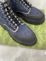 Gucci Men Maxi GG Lace-up Boot Rmwggboot3