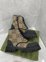 Gucci Men Maxi GG Lace-up Boot Rmwggboot4