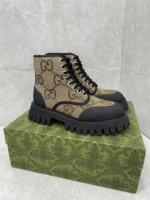 Gucci Men Maxi GG Lace-up Boot Rmwggboot4