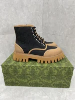 Gucci Men Maxi GG Lace-up Boot Rmwggboot5