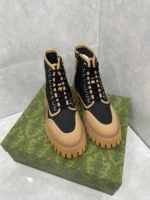 Gucci Men Maxi GG Lace-up Boot Rmwggboot5