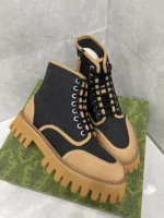 Gucci Men Maxi GG Lace-up Boot Rmwggboot5