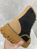 Gucci Men Maxi GG Lace-up Boot Rmwggboot5