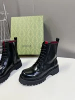 Gucci Women's Ankle Boot With Web