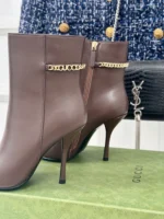 Gucci Women's Gucci Signoria ankle boot dark brown