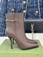 Gucci Women's Gucci Signoria ankle boot dark brown