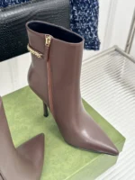 Gucci Women's Gucci Signoria ankle boot dark brown