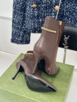 Gucci Women's Gucci Signoria ankle boot dark brown