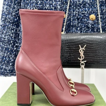 Gucci Women's Horsebit Ankle Bootie