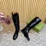 Gucci Women's Slim Horsebit Boot Black