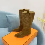 Hermes Folk 35 Boot Brown