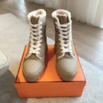 Hermes Fresh Ankle Boot Beige Camel