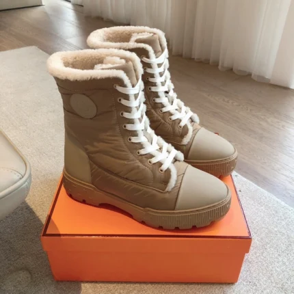Hermes Fresh Ankle Boot Beige Camel