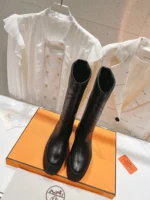 Hermes Fuji Boot Black