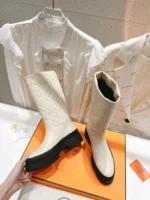 Hermes Fuji Boot White