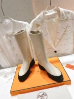 Hermes Fuji Boot White
