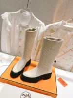 Hermes Fuji Boot White
