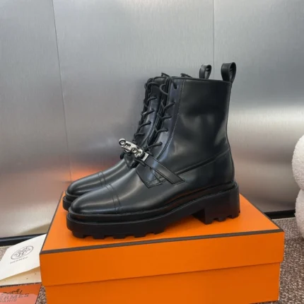 Hermes Funk Ankle Boot Noir