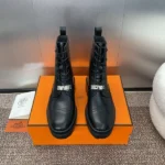 Hermes Funk Ankle Boot Noir