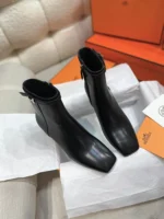 Hermes Hommage Ankle Boot Black
