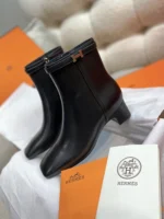 Hermes Hommage Ankle Boot Black