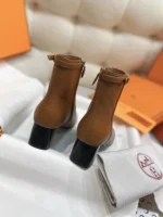 Hermes Hommage Ankle Boot Brown