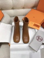 Hermes Hommage Ankle Boot Brown