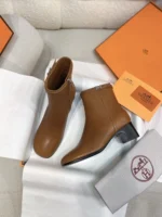 Hermes Hommage Ankle Boot Brown