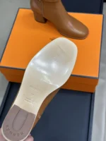 Hermes Jill 60 Ankle Boot Brown