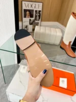 Hermes Inspired Jumping Boot In Brown