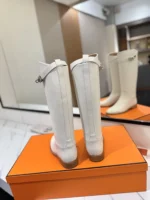 Hermes Jumping Boot White